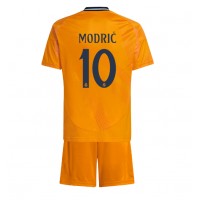 Echipament fotbal Real Madrid Luka Modric #10 Tricou Deplasare 2024-25 pentru copii maneca scurta (+ Pantaloni scurti)